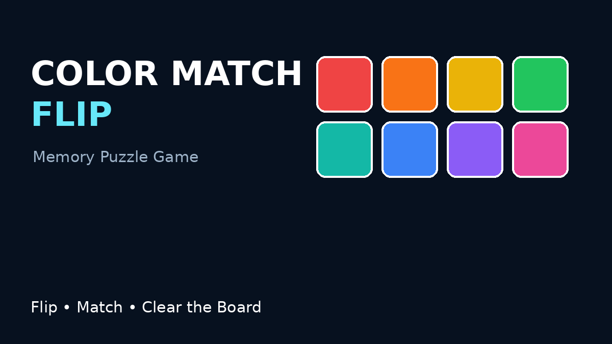 Color Match Flip Game
